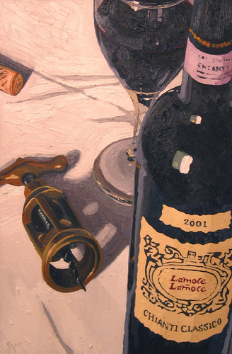 Painting-Still Life-Bold Chianti