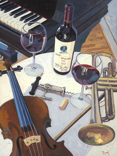 Painting-Still Life-Music and Opus