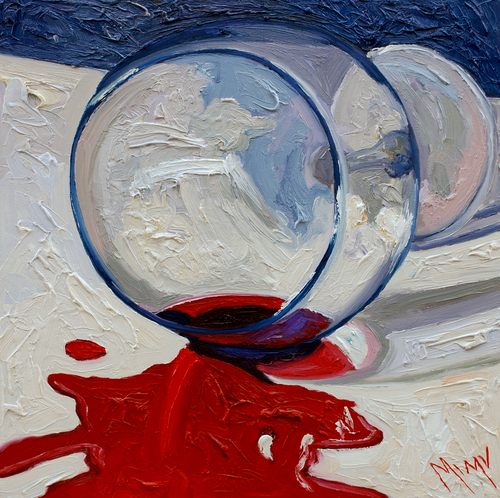 Painting-Still Life-The Spill