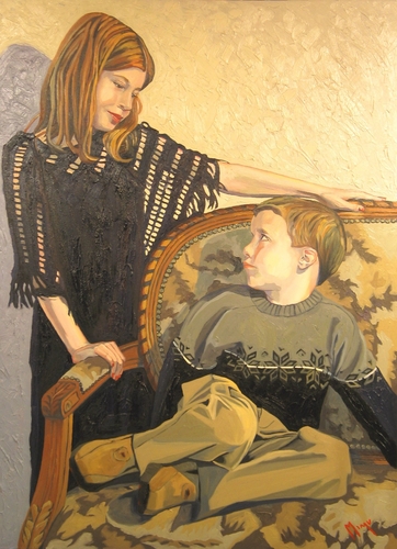 Painting-Figurative-The Grubbs Children
