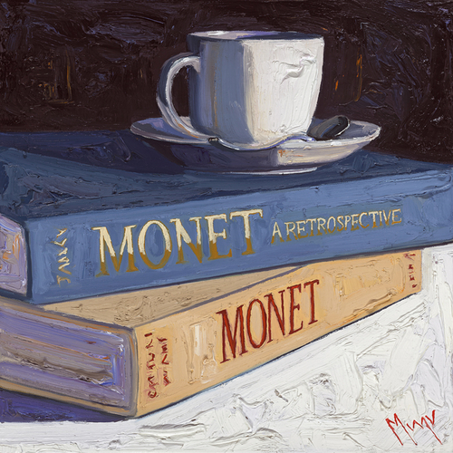Painting-Still Life-Studying Monet
