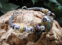 Artisan lampwork beads, sterling silver - Rings Jewelry