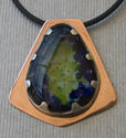 Jewelry--Glass-Lockets & PendantsFused Glass Pendant - 2448