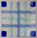 Glass--Colored-Bowls and VesselsPlaid Blues
