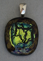 Jewelry--Glass-Lockets & PendantsFused Glass Pendant - 2516