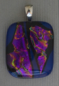 Jewelry--Glass-Lockets & PendantsFused Glass Pendant - 2529
