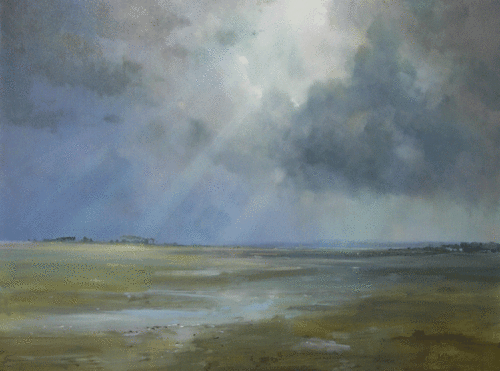 Painting-Landscape-Wells Beach, (the Purslow commission)