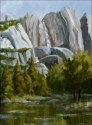 A view of Upper Yosemite Falls from the lake (thumbnail)