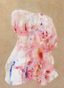 Original abstract expressionist, acrylic painting by Mary Lea Bradley. (thumbnail)