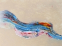 Original abstract expressionist, acrylic painting by Mary Lea Bradley. (thumbnail)