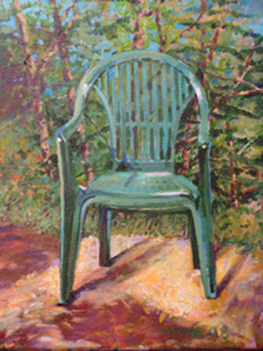 Painting-Realism-Camp Chair