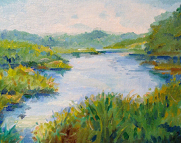 Painting-Landscape-Pamet River Study