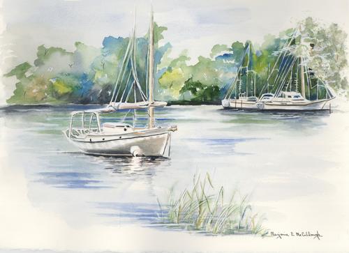 Painting-Watercolor-Anchors Aweigh