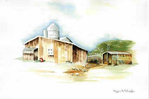 Painting-Barn Yard