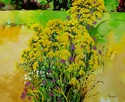 Painting--Oil-LandscapeNorth Valley Chamisa