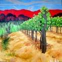 Painting--Oil-LandscapeDesert Vineyard