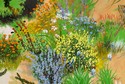 Painting--Oil-LandscapeNeighbor's Field with French Easel