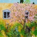 Painting--Oil-LandscapeSpring, Indian Farm Lane