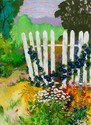 Painting--Oil-LandscapeMorning Glories