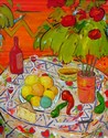 Painting--Oil-Still LifeChiles & Fruit