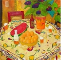 Painting--Oil-Still LifeSummer Table-Taos