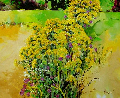 Painting-Landscape-North Valley Chamisa