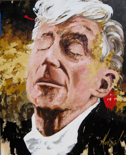 Painting-Portrait-Leonard Bernstein