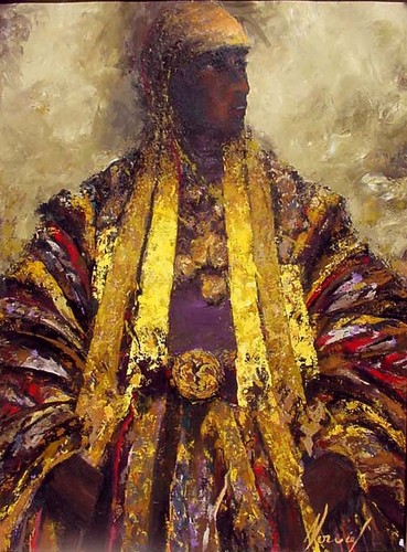 Painting-Figurative-African Type
