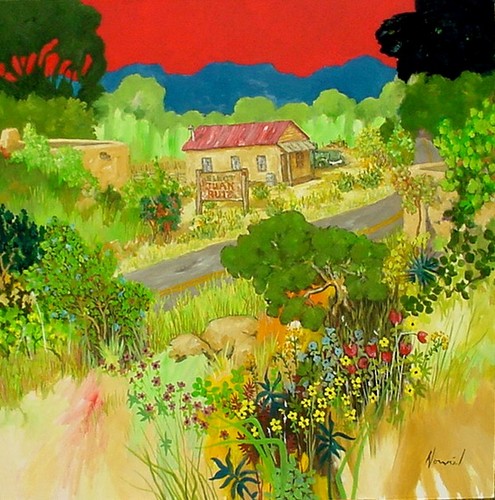 Painting-Landscape-High Road to Taos