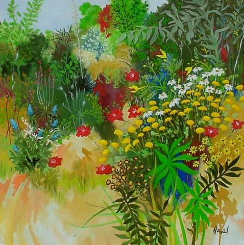 Painting-Landscape-Wet Spring in the Desert
