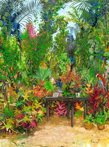 Painting-Landscape-Nancy's Secret Garden