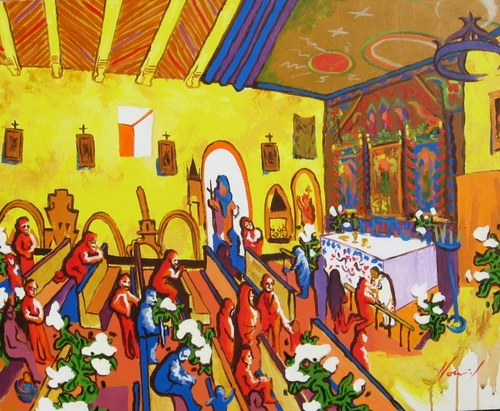 Painting-Figurative-Chapel of San Jose de Laguna