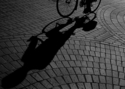Photography--Black & White-PhotojournalismBiking to work