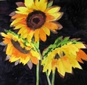 Sunflowers Squared