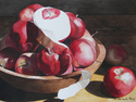 Apples in Pine Bowl