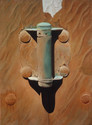 Painting--Oil-PhotorealismGreen Hinge