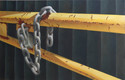 Draped Chain on Yellow
