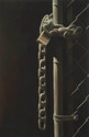 Painting--Oil-RealismHanging chain and Lock