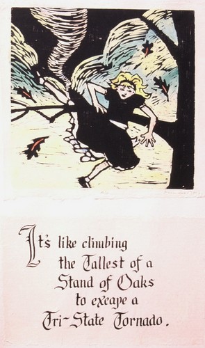 Print Making-What Being Alive Is Like: 1925