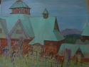 Painting--Pastels-ImpressionismThis is a barn?