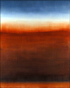 Painting--Oil-AbstractUntitled (Burnt Sienna & Blue)