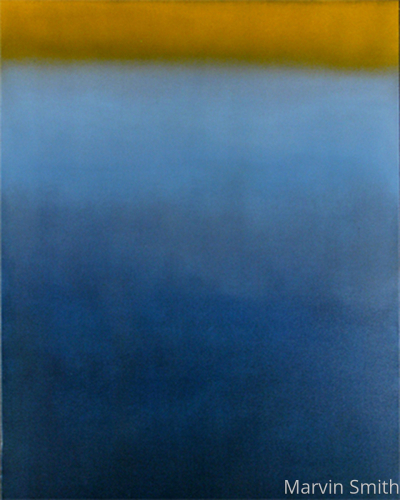 Painting-Abstract-Cadmium Yellow and Blue