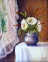 Mums by the window