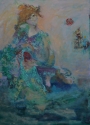 Figurative Abstract, Oil on Canvas - Abstract Painting