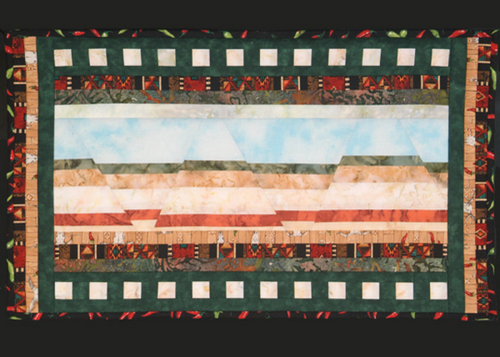 Fiber Art-Wall Hanging-Southwest Chief