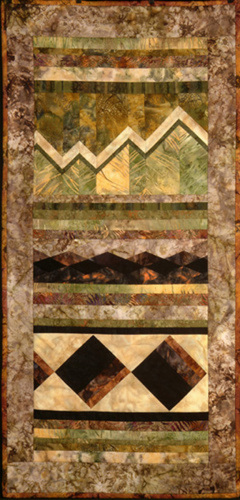 Fiber Art-Wall Hanging-Distant Thunder