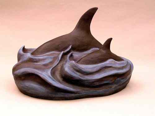 Sculpture-Ceramic-One With the Water