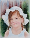 Painting--Watercolor-PhotorealismNeely's Hat