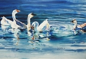Painting--Watercolor-AnimalsWho's the Fairest?