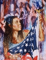 Painting--Watercolor-FigurativeNew York State of Mind
